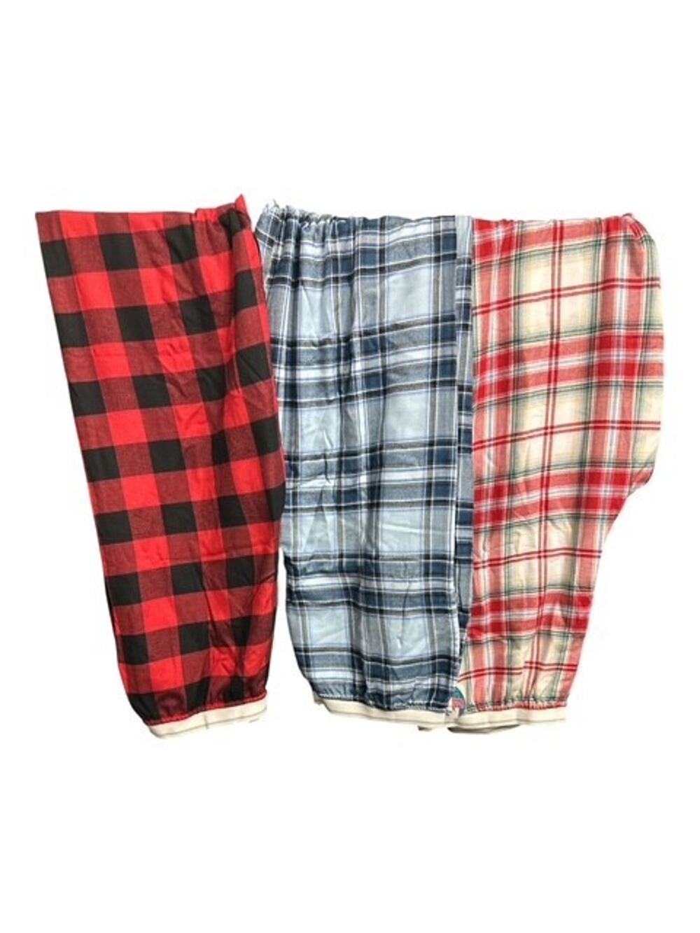3 Arizona Body Sleep Pants XXL Women Red Buffalo Blue Red Plaid Pajama Bottoms